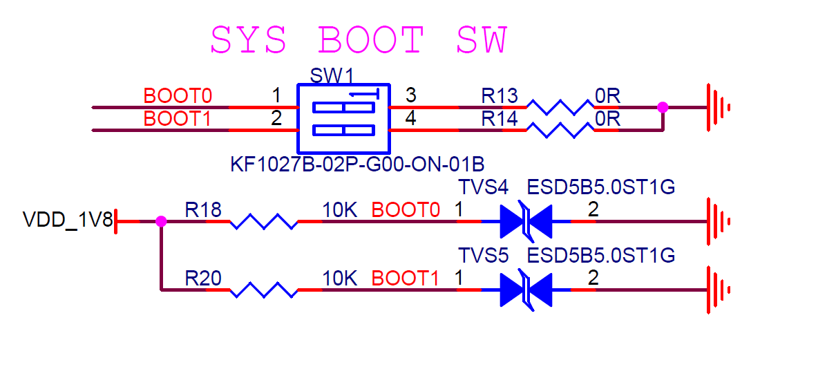 Figure 3-6 K230 BOOT Circuit