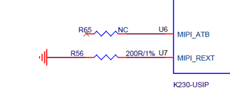 Figure 3-35 K230 MIPI DSI Interface Circuit