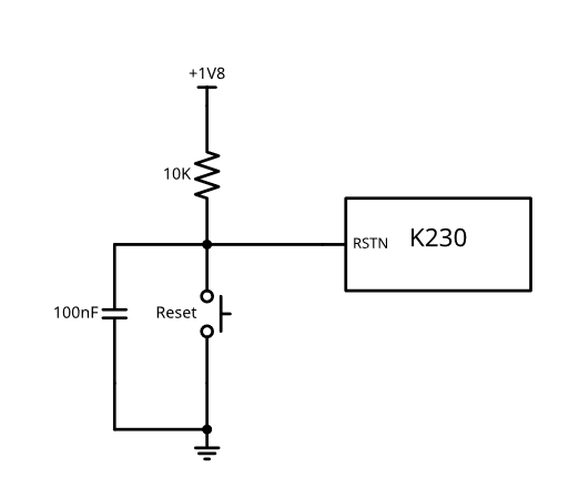 Figure 3-5 K230 Reset Circuit