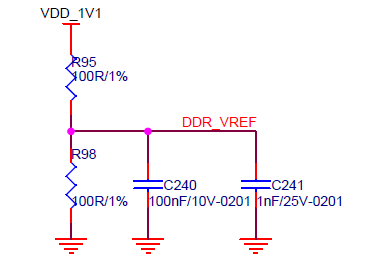 Figure 3-41 K230D Version DDR Vref Circuit