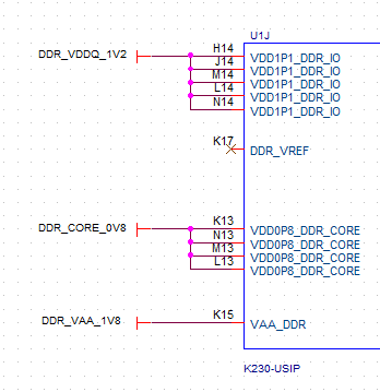 图3-9 K230 LPDDR3电源电路