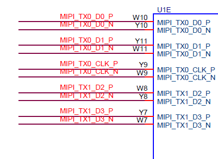 图3-35 K230 MIPI DSI接口电路