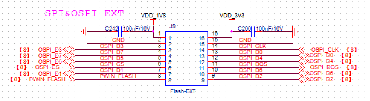 Flash扩展-J9的原理图