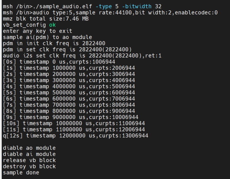 pdm in i2s out log