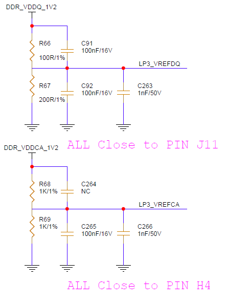 图3-39 LPDDR3颗粒Vref电路